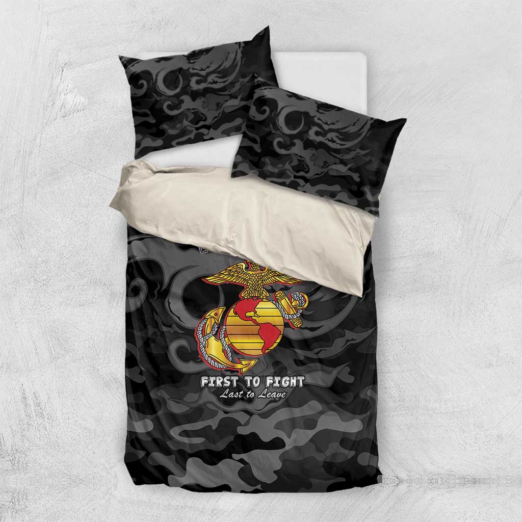 Montford Point Marines Bedding Set First To Fight Last to Leave
