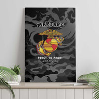 Montford Point Marines Canvas Wall Art First To Fight Last to Leave
