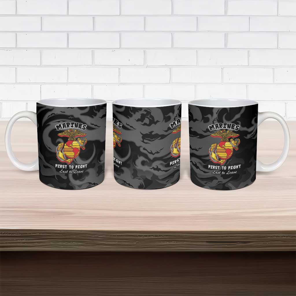 Montford Point Marines Ceramic Mug First To Fight Last to Leave