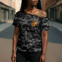 Montford Point Marines Cross Shoulder Shirt First To Fight Last to Leave