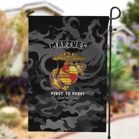 Montford Point Marines Garden Flag First To Fight Last to Leave