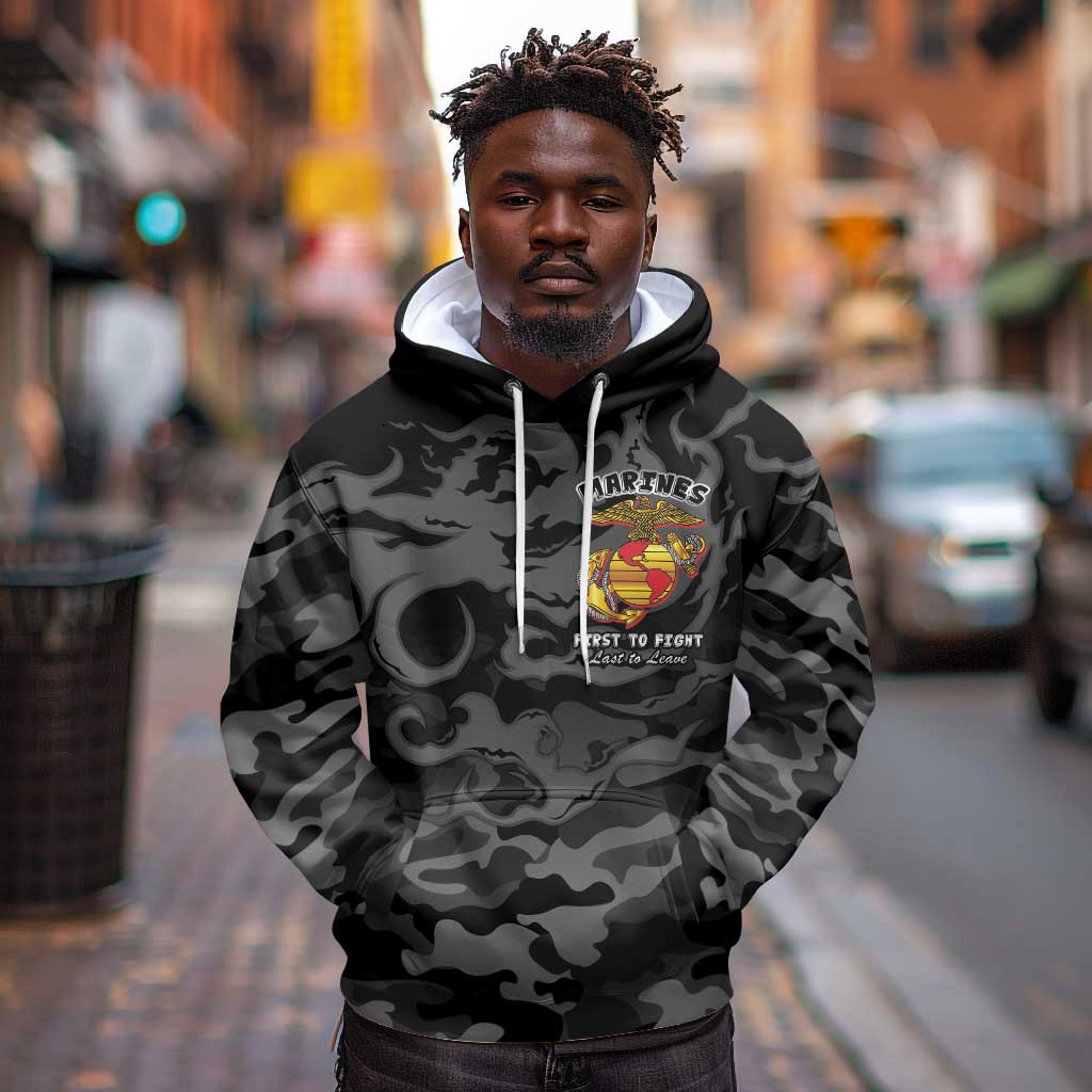 Montford Point Marines Hoodie First To Fight Last to Leave