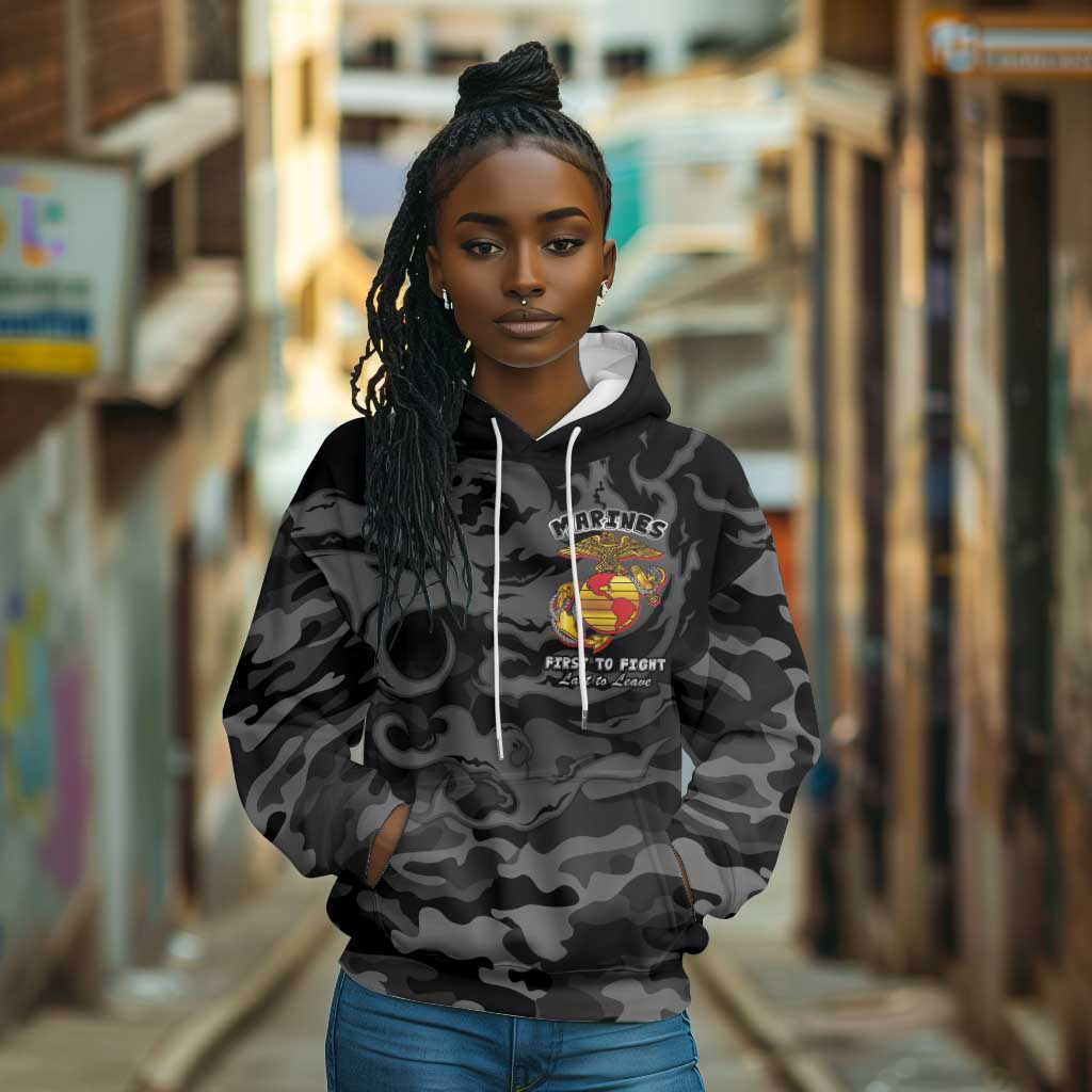 Montford Point Marines Hoodie First To Fight Last to Leave