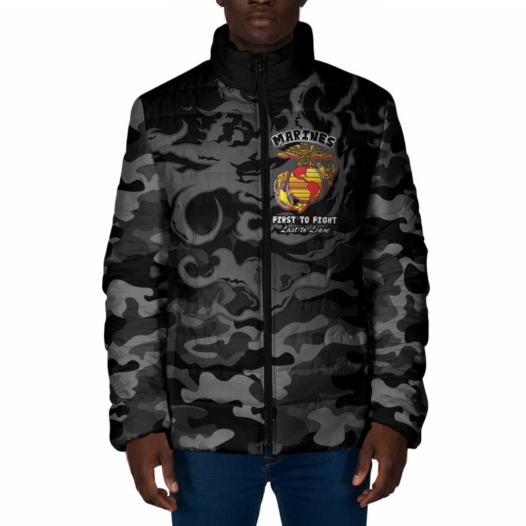 Montford Point Marines Padded Jacket First To Fight Last to Leave