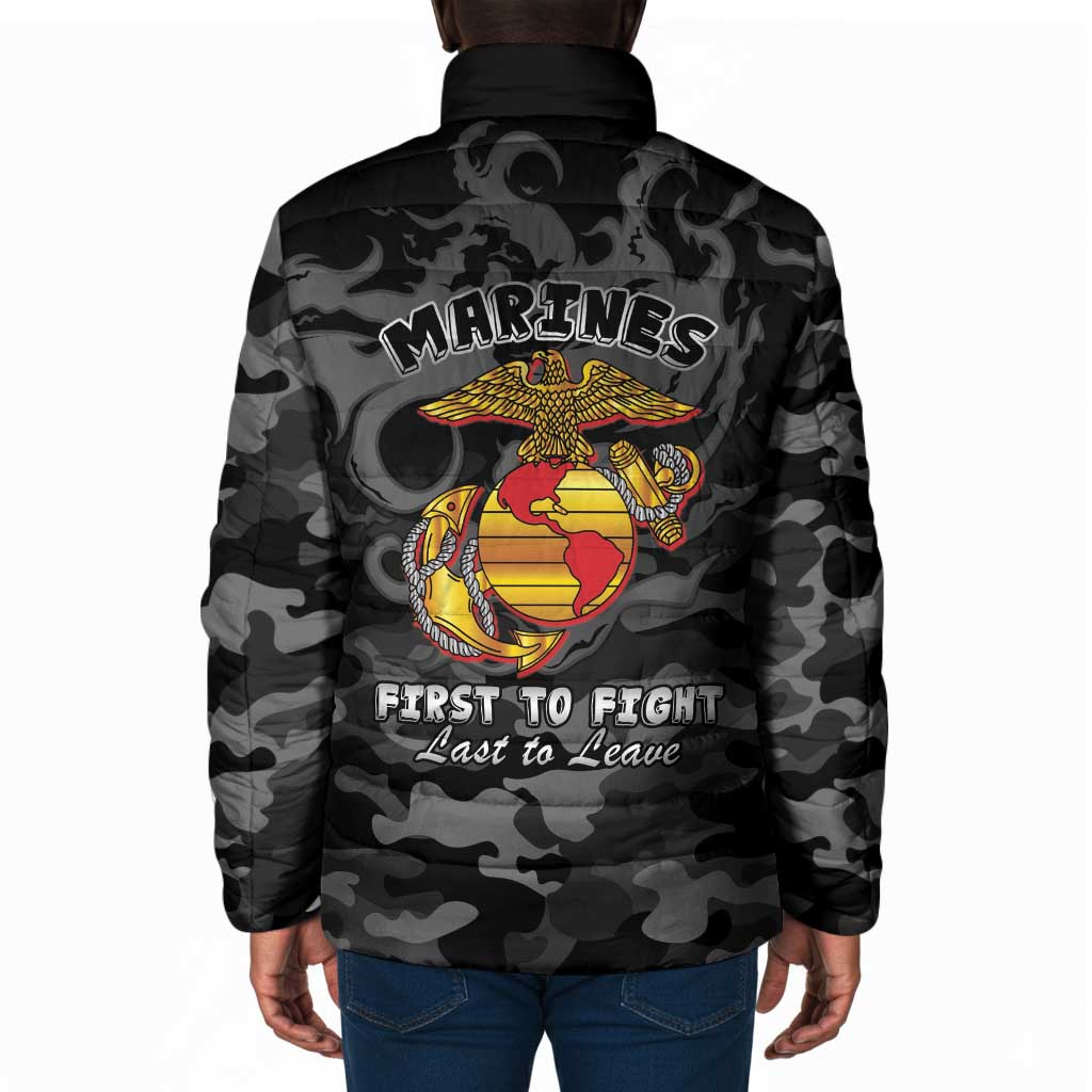Montford Point Marines Padded Jacket First To Fight Last to Leave