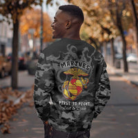 Montford Point Marines Sweatshirt First To Fight Last to Leave