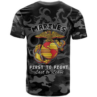 Montford Point Marines T shirt First To Fight Last to Leave