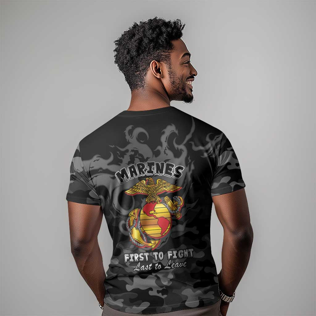 Montford Point Marines T shirt First To Fight Last to Leave