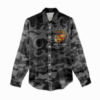 Montford Point Marines Women Casual Shirt First To Fight Last to Leave