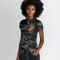 Montford Point Marines Women Polo Shirt First To Fight Last to Leave