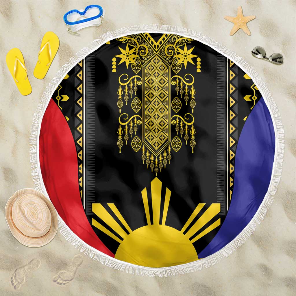 Afro Pinoy Blackapino Half Black Filipino Beach Blanket