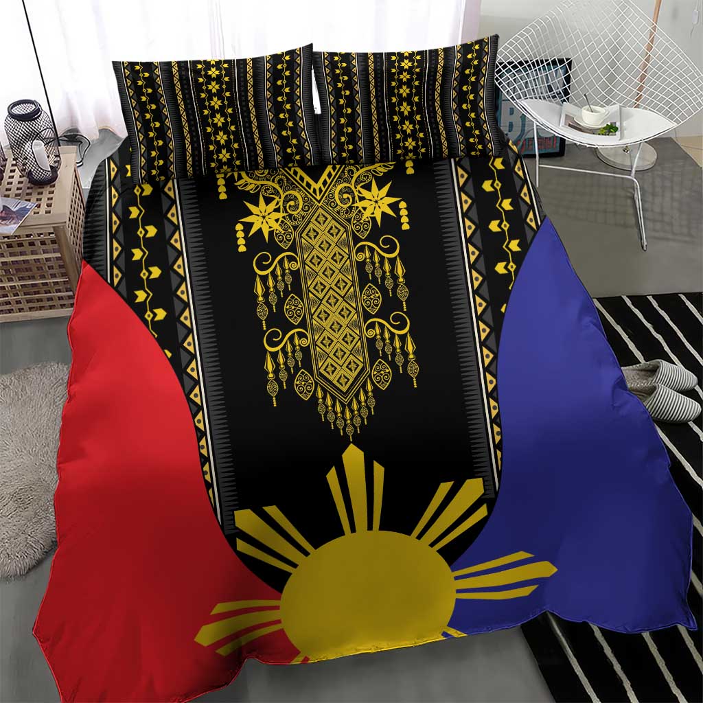 Afro Pinoy Blackapino Half Black Filipino Bedding Set