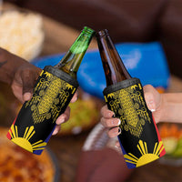 Afro Pinoy Blackapino Half Black Filipino 4 in 1 Can Cooler Tumbler