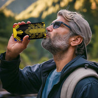 Afro Pinoy Blackapino Half Black Filipino 4 in 1 Can Cooler Tumbler