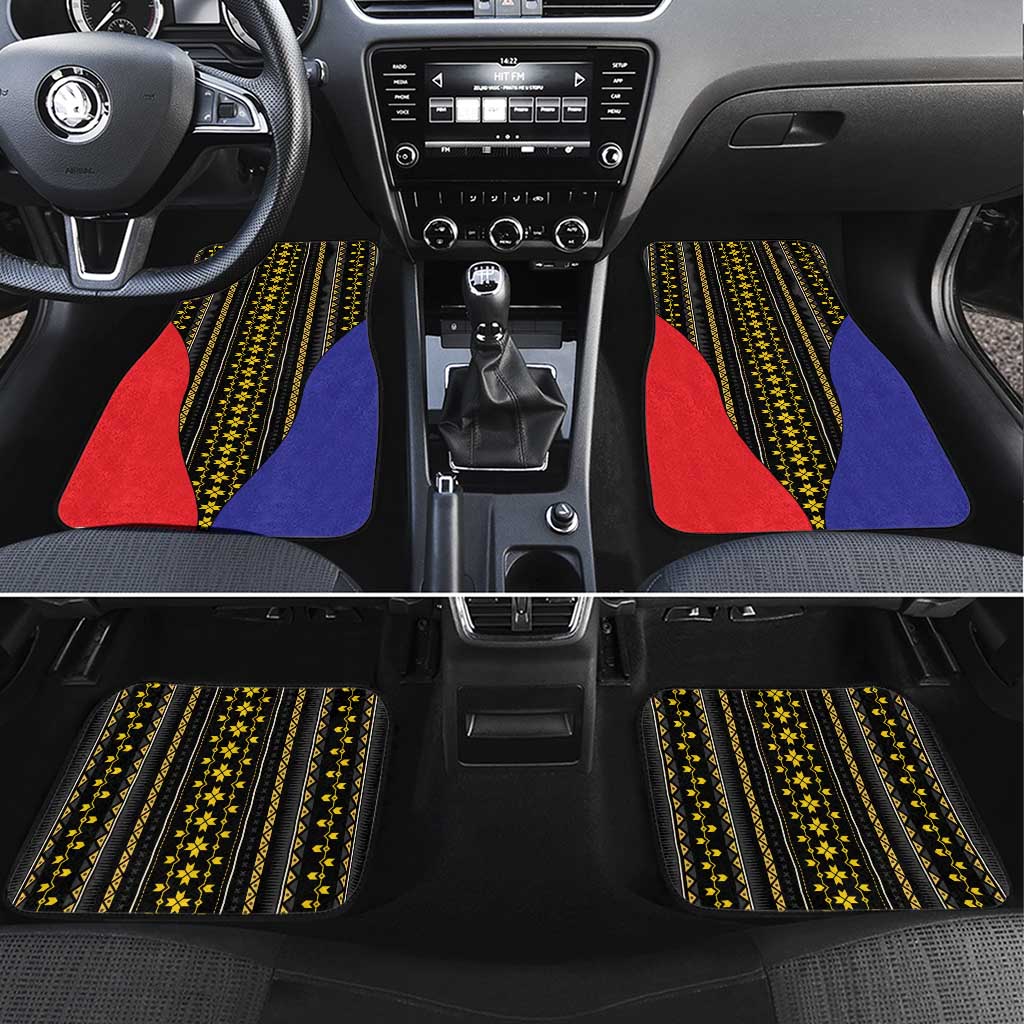 Afro Pinoy Blackapino Half Black Filipino Car Mats