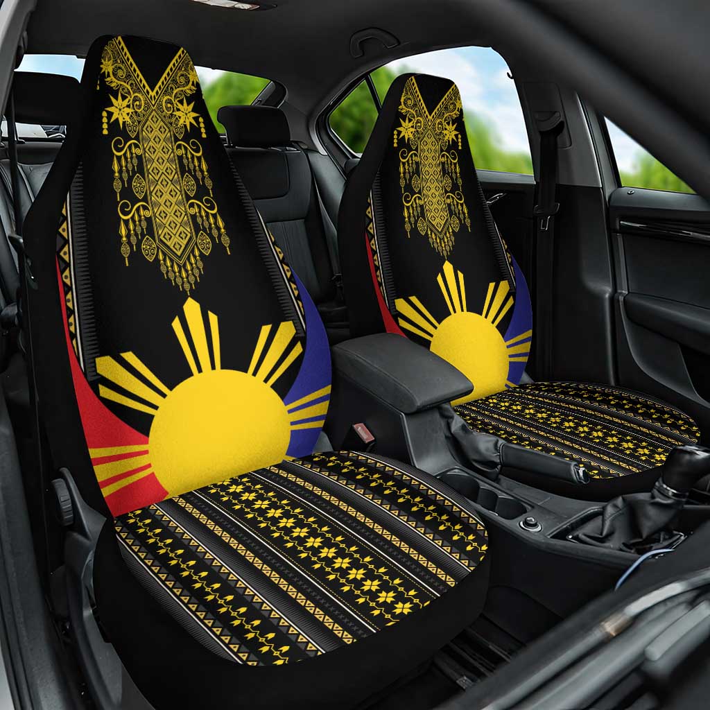 Afro Pinoy Blackapino Half Black Filipino Car Seat Cover