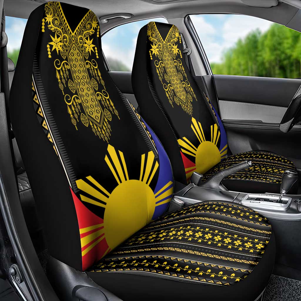 Afro Pinoy Blackapino Half Black Filipino Car Seat Cover