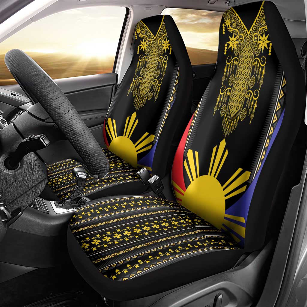 Afro Pinoy Blackapino Half Black Filipino Car Seat Cover