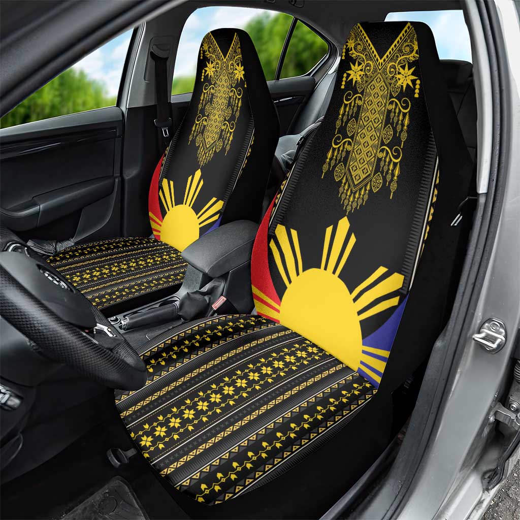 Afro Pinoy Blackapino Half Black Filipino Car Seat Cover