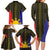 Afro Pinoy Blackapino Half Black Filipino Family Matching Long Sleeve Bodycon Dress and Hawaiian Shirt