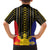 Afro Pinoy Blackapino Half Black Filipino Family Matching Off The Shoulder Long Sleeve Dress and Hawaiian Shirt