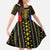Afro Pinoy Blackapino Half Black Filipino Family Matching Off The Shoulder Long Sleeve Dress and Hawaiian Shirt