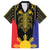 Afro Pinoy Blackapino Half Black Filipino Family Matching Off The Shoulder Long Sleeve Dress and Hawaiian Shirt