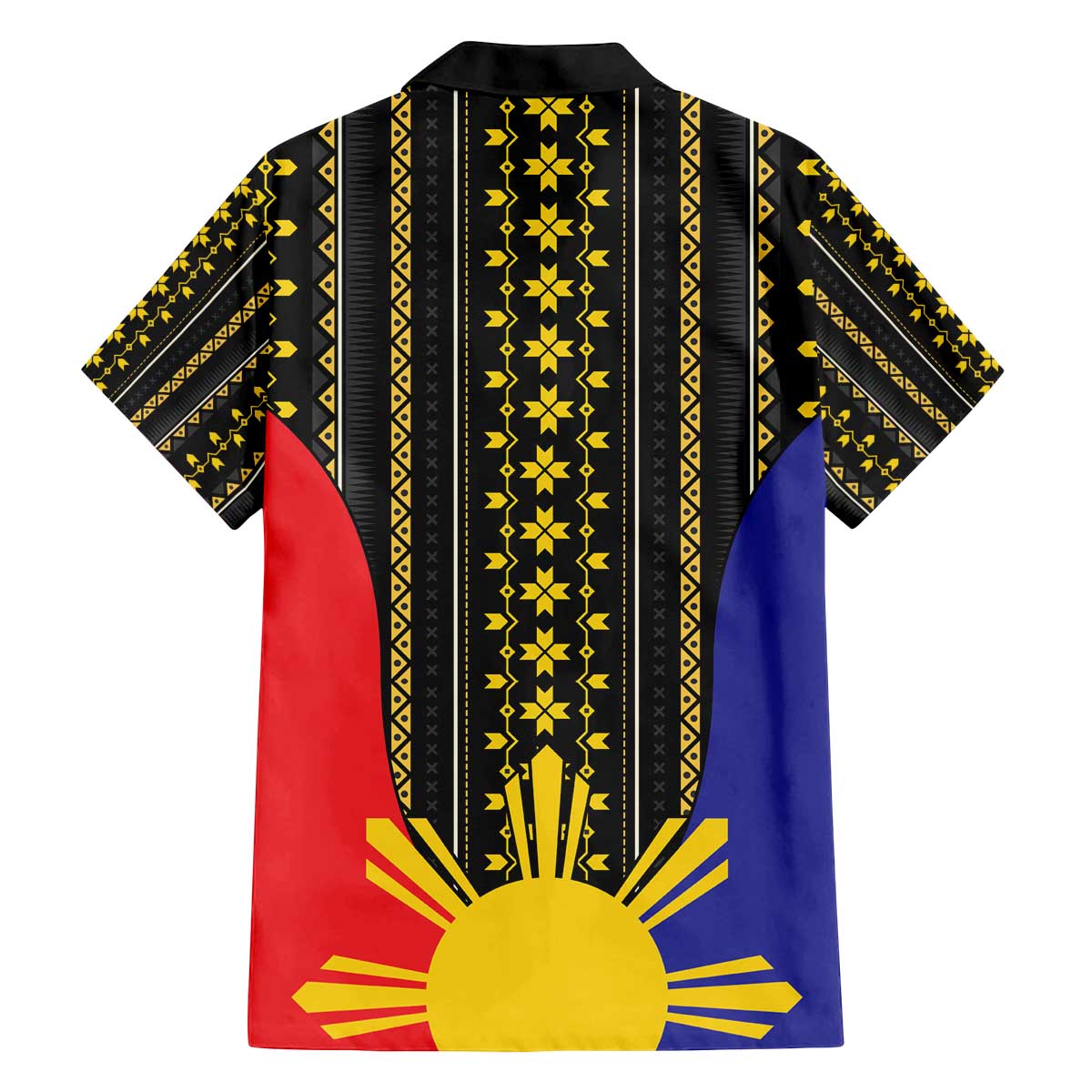Afro Pinoy Blackapino Half Black Filipino Family Matching Off The Shoulder Long Sleeve Dress and Hawaiian Shirt