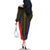 Afro Pinoy Blackapino Half Black Filipino Family Matching Off The Shoulder Long Sleeve Dress and Hawaiian Shirt
