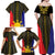 Afro Pinoy Blackapino Half Black Filipino Family Matching Off Shoulder Maxi Dress and Hawaiian Shirt