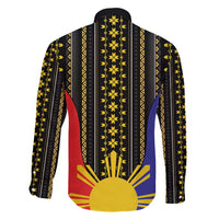 Afro Pinoy Blackapino Half Black Filipino Family Matching Off Shoulder Maxi Dress and Hawaiian Shirt