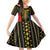 Afro Pinoy Blackapino Half Black Filipino Family Matching Off Shoulder Short Dress and Hawaiian Shirt