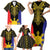 Afro Pinoy Blackapino Half Black Filipino Family Matching Short Sleeve Bodycon Dress and Hawaiian Shirt