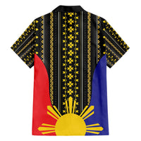 Afro Pinoy Blackapino Half Black Filipino Family Matching Short Sleeve Bodycon Dress and Hawaiian Shirt