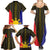 Afro Pinoy Blackapino Half Black Filipino Family Matching Summer Maxi Dress and Hawaiian Shirt
