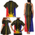 Afro Pinoy Blackapino Half Black Filipino Family Matching Tank Maxi Dress and Hawaiian Shirt