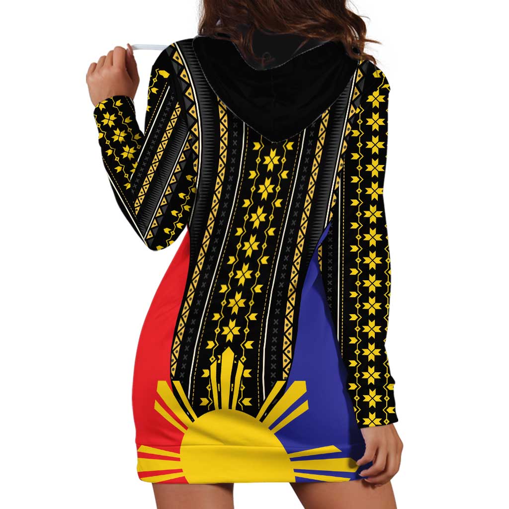 Afro Pinoy Blackapino Half Black Filipino Hoodie Dress