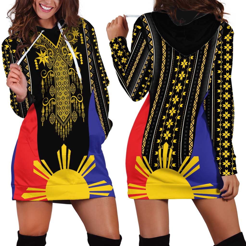 Afro Pinoy Blackapino Half Black Filipino Hoodie Dress