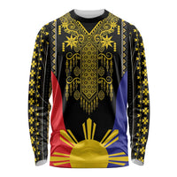 Afro Pinoy Blackapino Half Black Filipino Long Sleeve Shirt