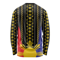 Afro Pinoy Blackapino Half Black Filipino Long Sleeve Shirt