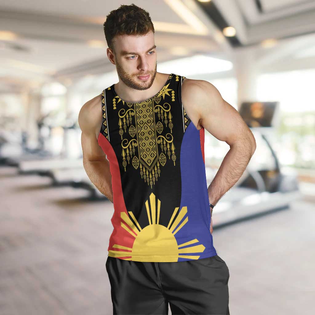 Afro Pinoy Blackapino Half Black Filipino Men Tank Top