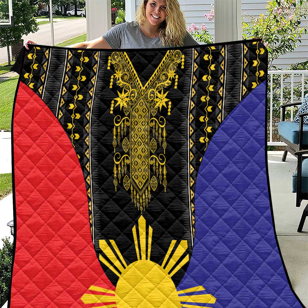 Afro Pinoy Blackapino Half Black Filipino Quilt