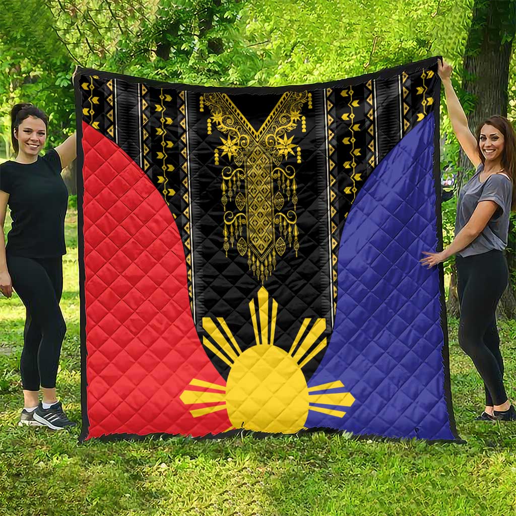 Afro Pinoy Blackapino Half Black Filipino Quilt