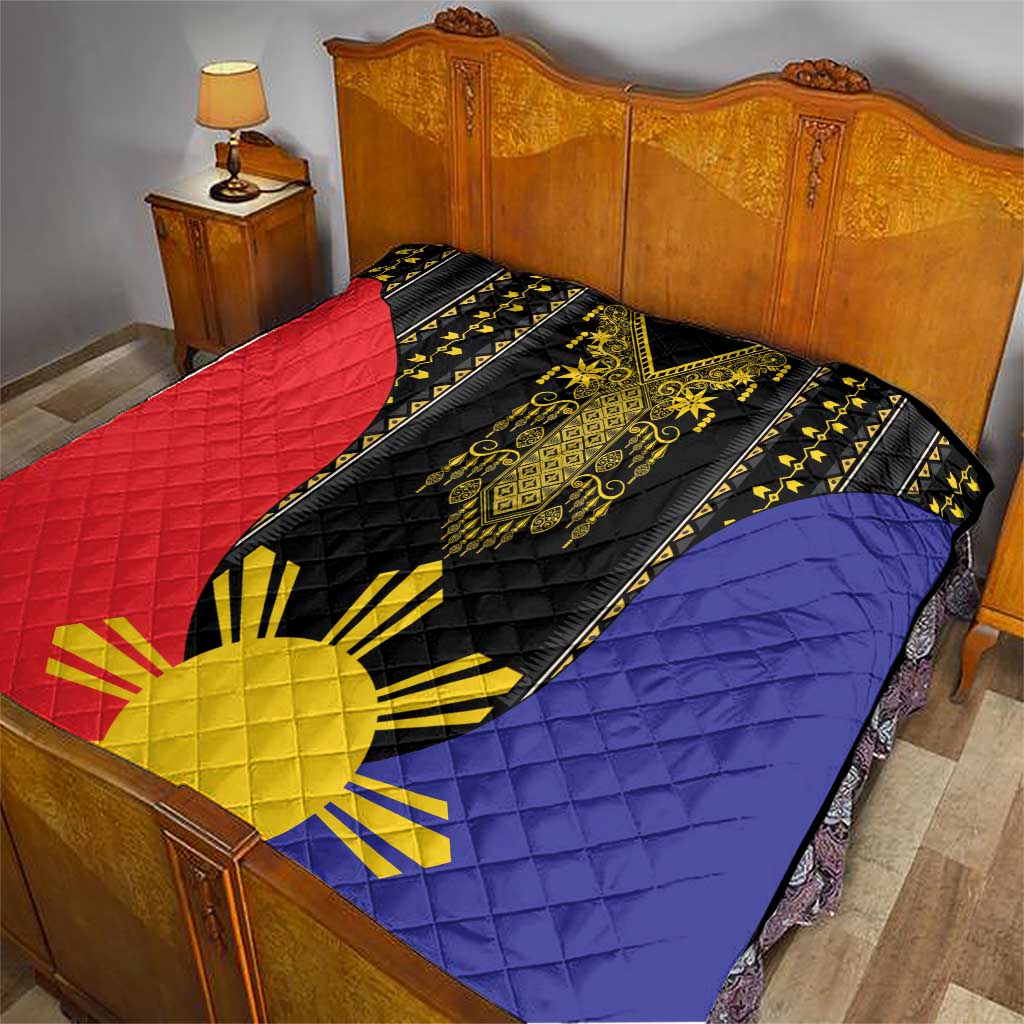Afro Pinoy Blackapino Half Black Filipino Quilt