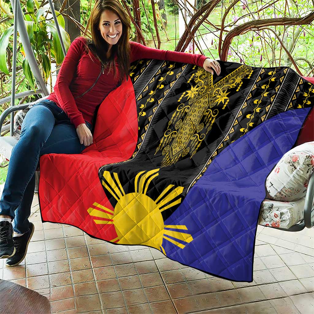 Afro Pinoy Blackapino Half Black Filipino Quilt