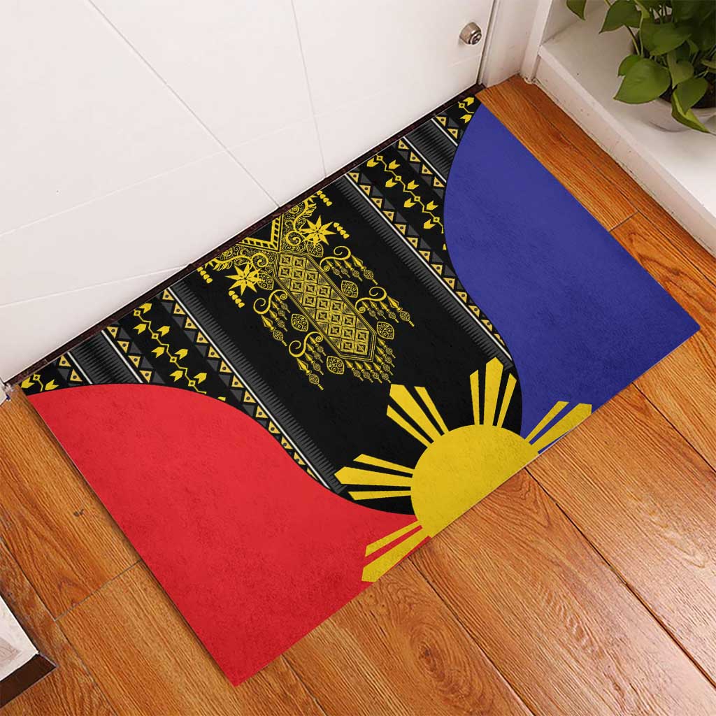 Afro Pinoy Blackapino Half Black Filipino Rubber Doormat