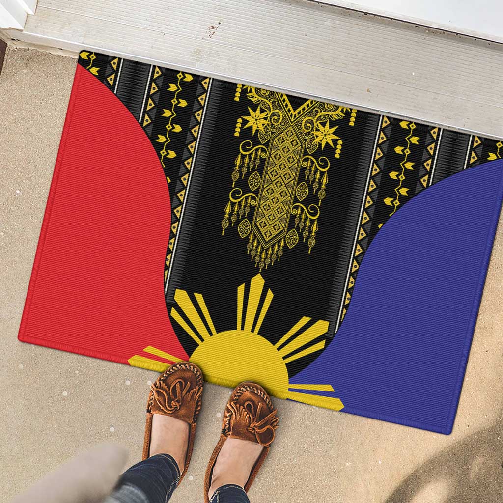 Afro Pinoy Blackapino Half Black Filipino Rubber Doormat