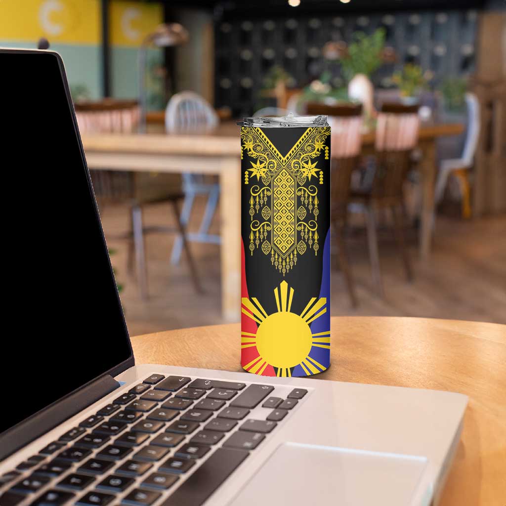 Afro Pinoy Blackapino Half Black Filipino Skinny Tumbler
