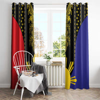 Afro Pinoy Blackapino Half Black Filipino Window Curtain