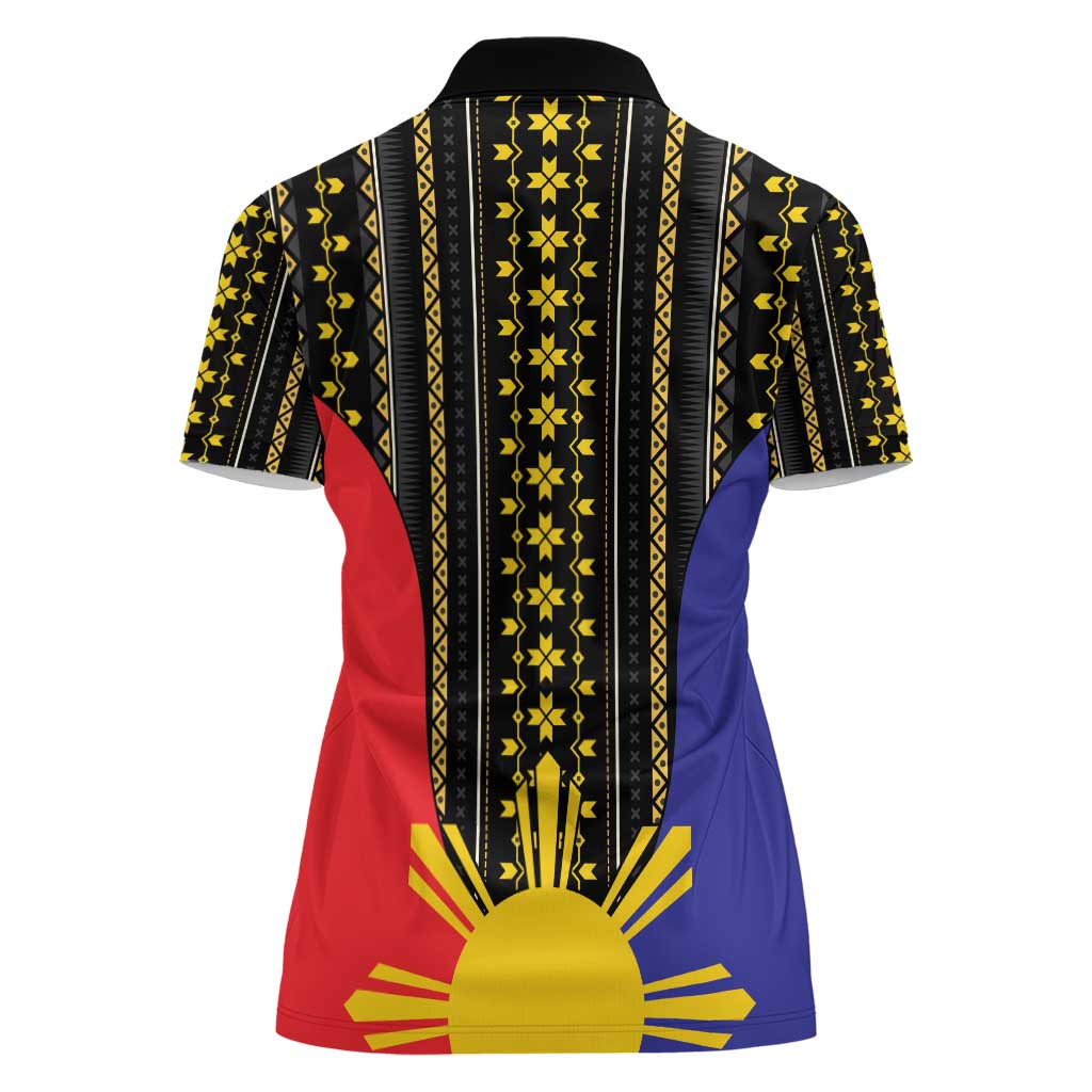 Afro Pinoy Blackapino Half Black Filipino Women Polo Shirt